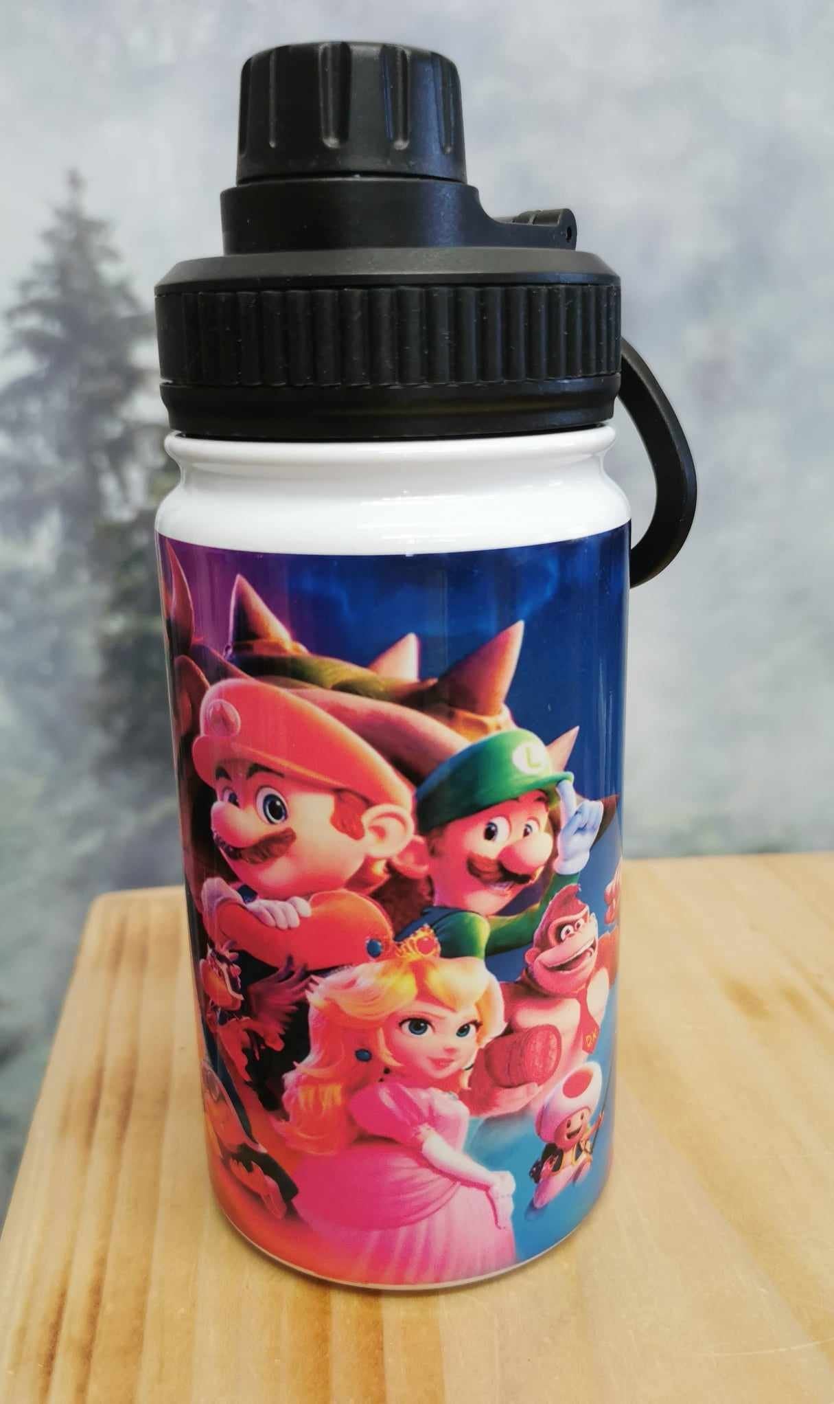 Gourde isotherme sport pour enfants 12 onces - Super Mario Bros